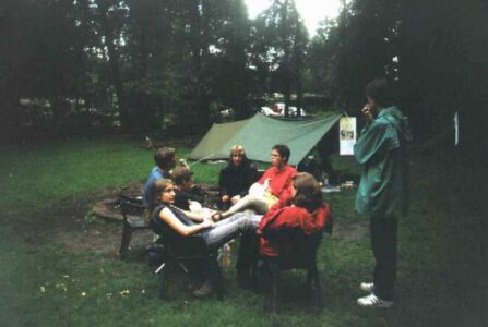 Tussen de buien door.